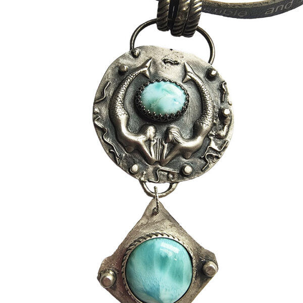 Larimar Mermaid Necklace