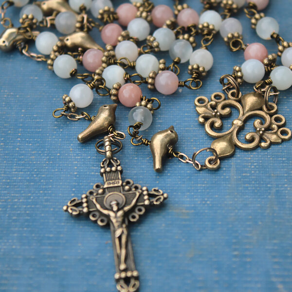 Multicolor Moonstone Rosary